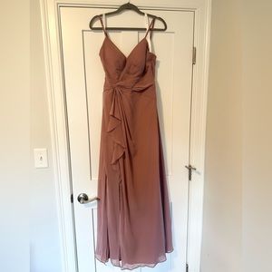 Azazie Vintage Mauve Size A4 Bridesmaid Dress